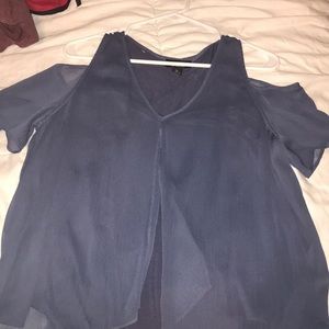 Navy Blue IN Blouse